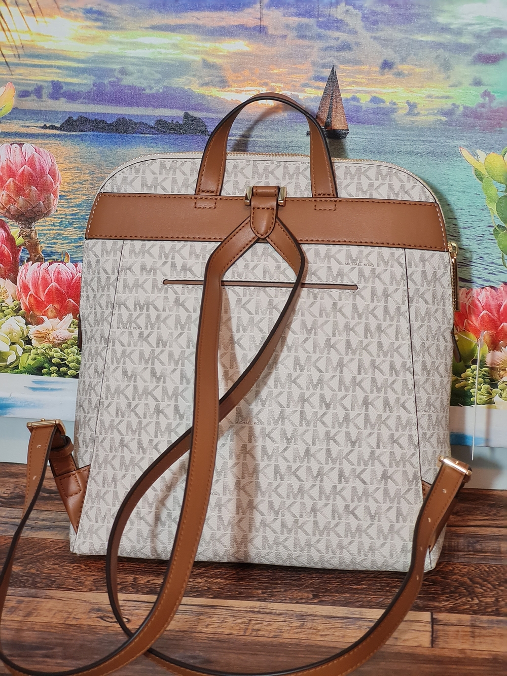 Michael Kors Rhea Slim Backpack - Picture 4 of 8